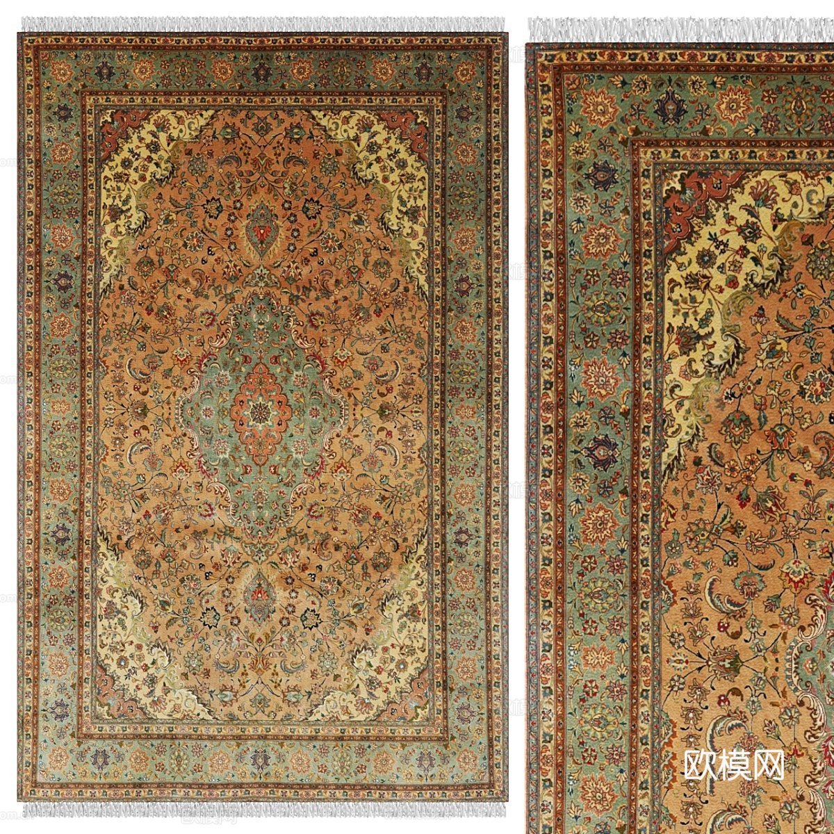 地毯 CarpetVista Tabriz 50 Raj R3d模型