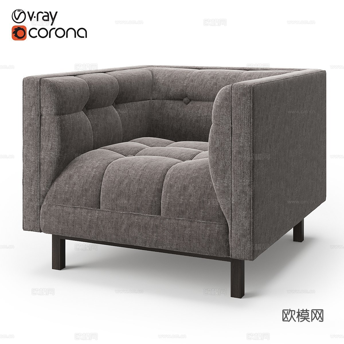 Restoration Hardware Madison 椅3d模型