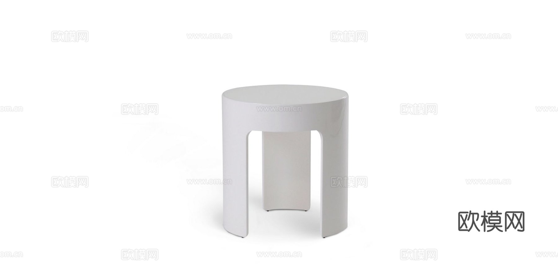 rochebobois 意式圆茶几3d模型下载（渲染图7）