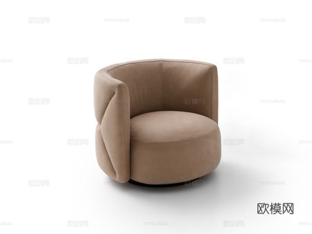 alberla 单人沙发3d模型下载（渲染图1）
