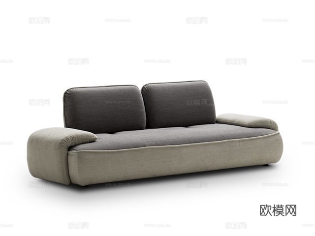 alberla 意式双人沙发3d模型下载（渲染图1）