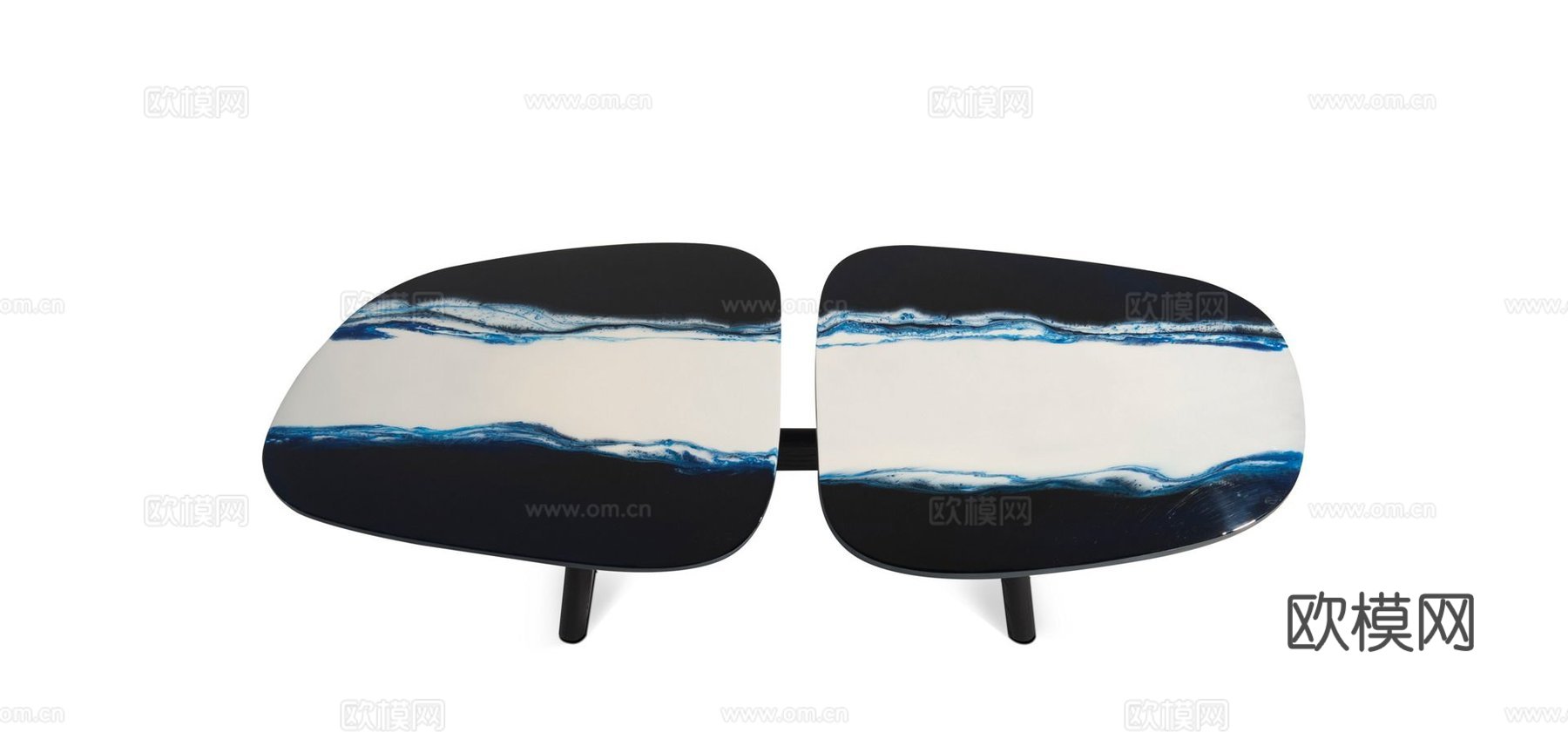 rochebobois 意式茶几3d模型下载（渲染图3）