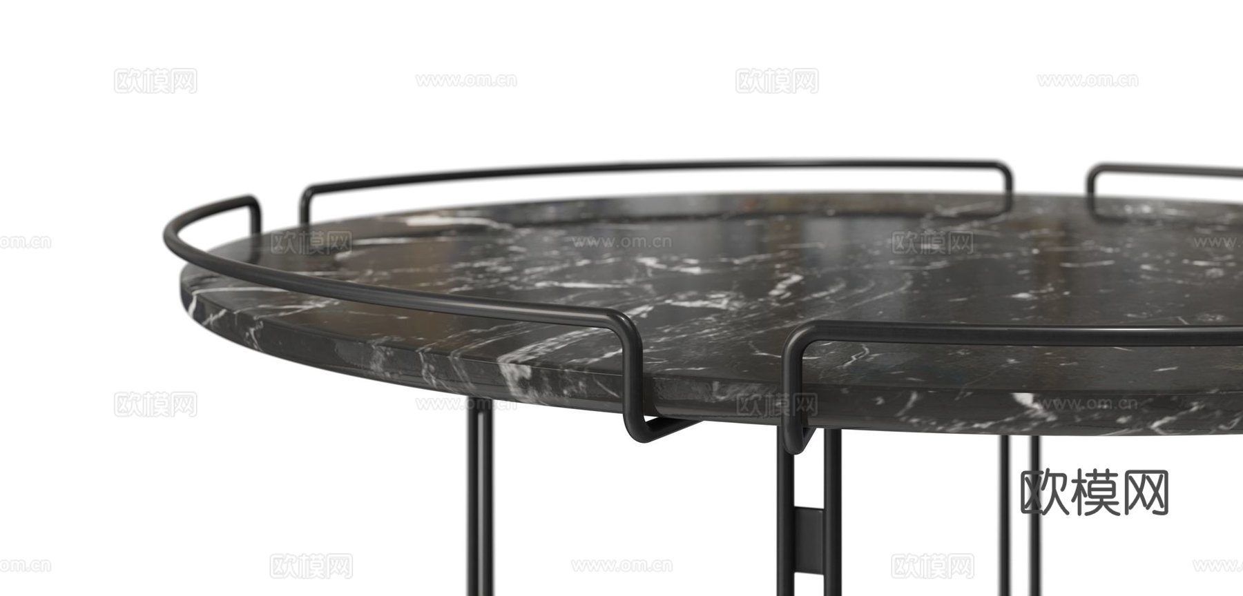 rochebobois 意式圆茶几3d模型下载（渲染图6）