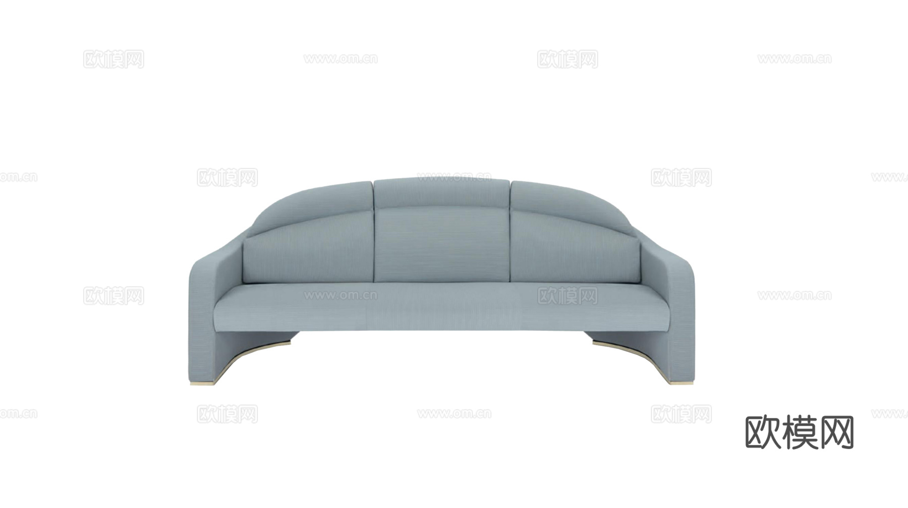 ARMANI casa 三人沙发3d模型下载（渲染图1）