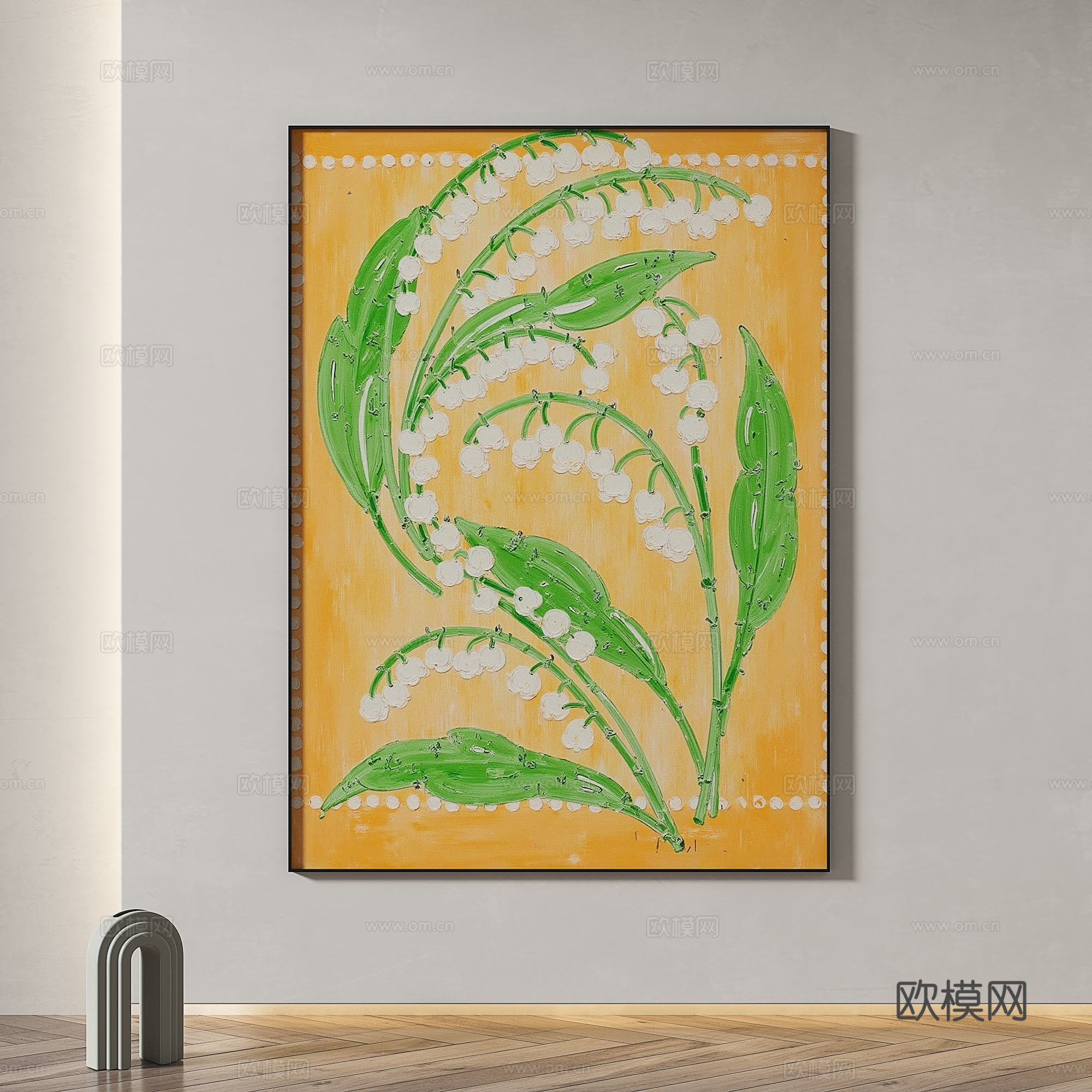 现代，简约，抽象，复古，轻奢，装饰画免费3d模型