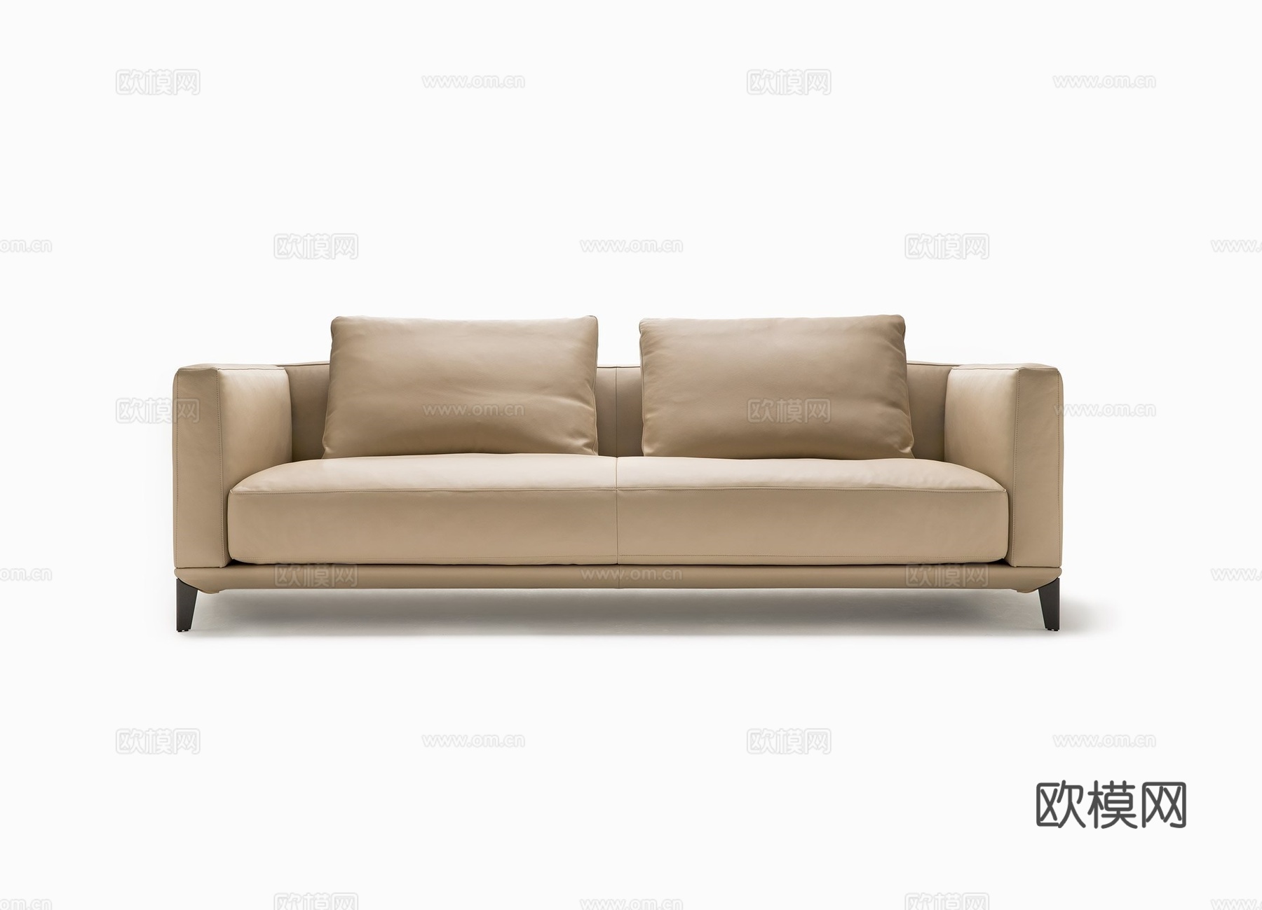alberla 意式双人沙发3d模型下载