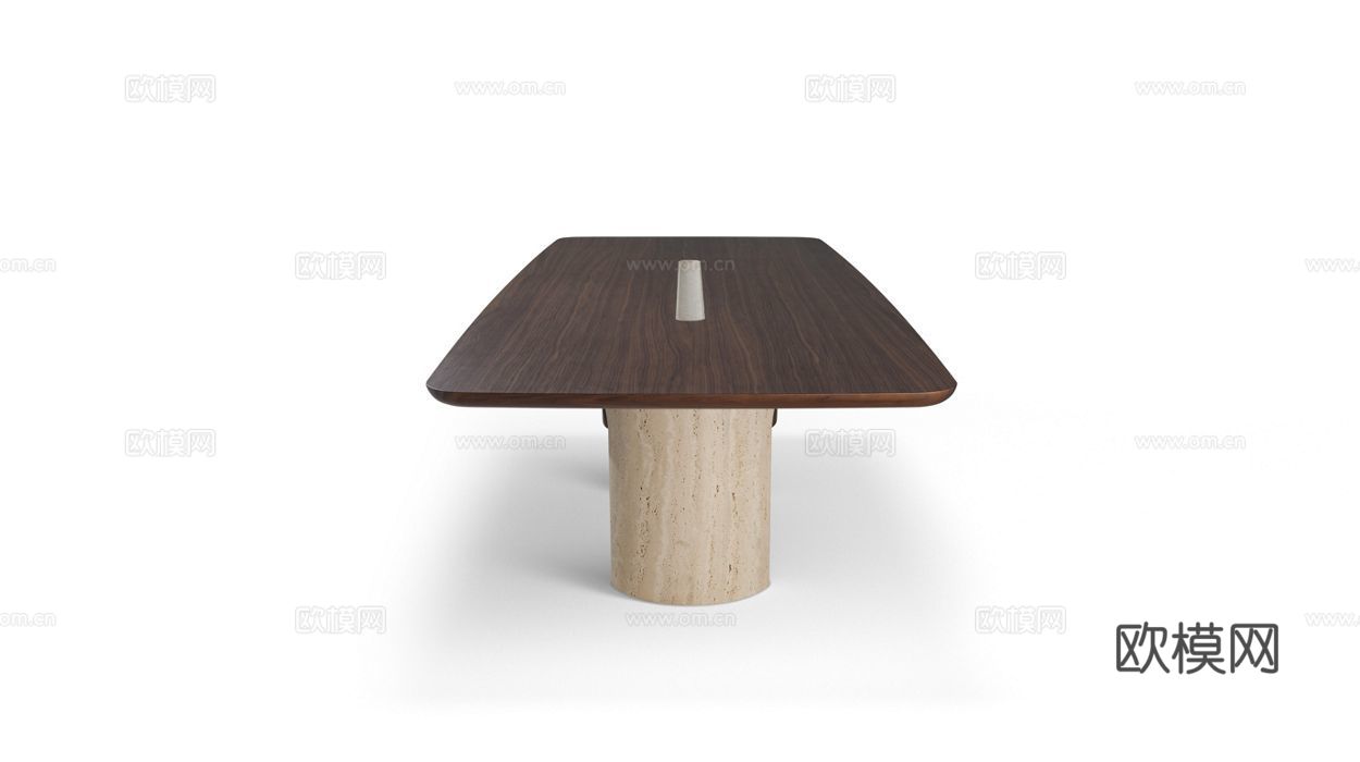 rochebobois 意式餐桌3d模型下载（渲染图3）