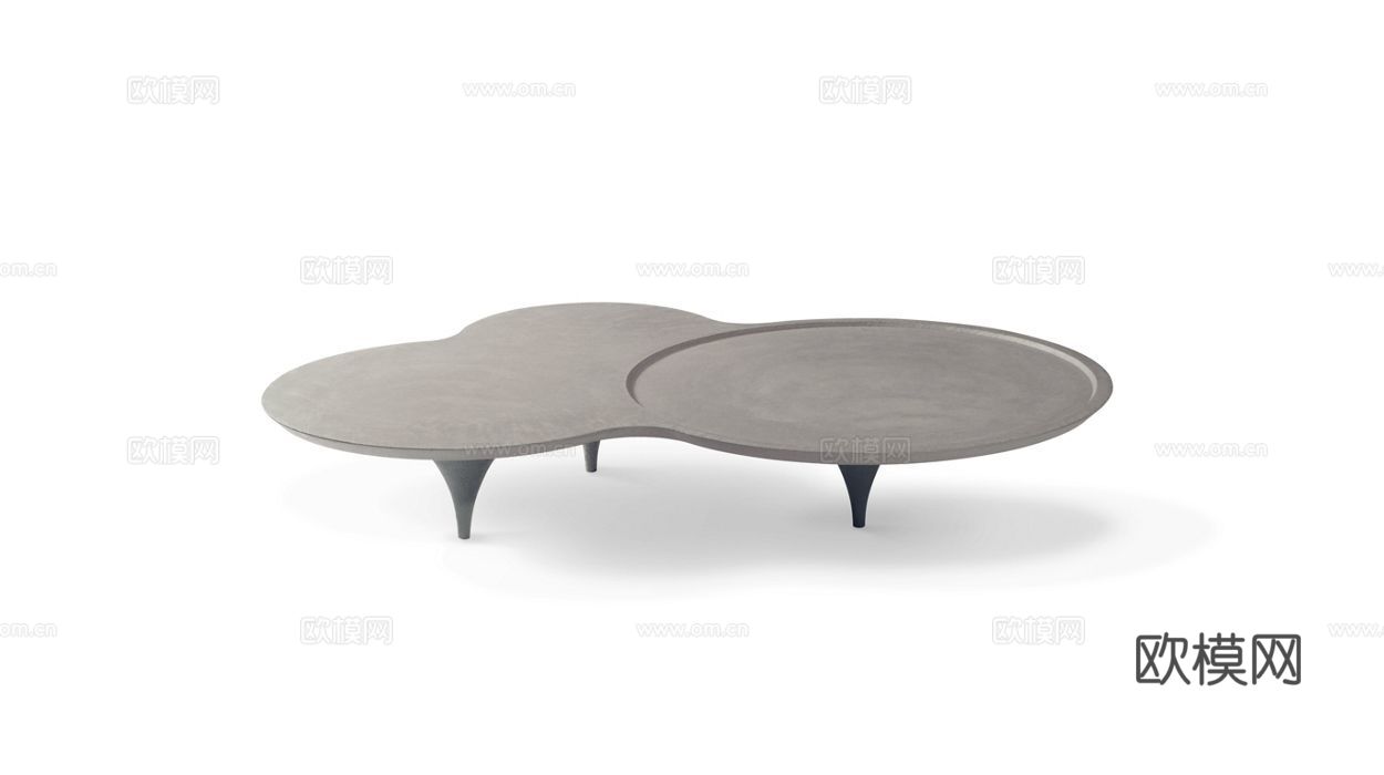 rochebobois 意式茶几3d模型下载（渲染图4）