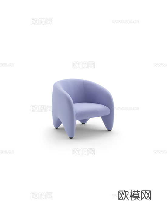 arflex 休闲椅3d模型下载（渲染图3）