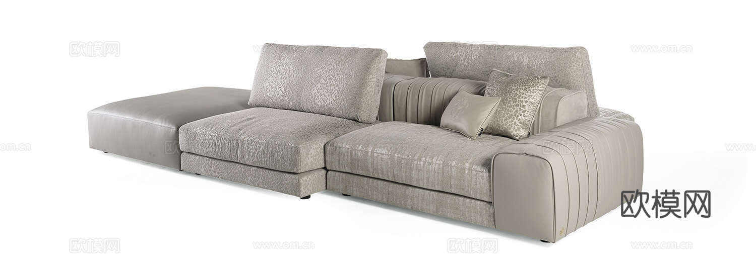 roberto canalll 意式三人沙发3d模型下载（渲染图2）