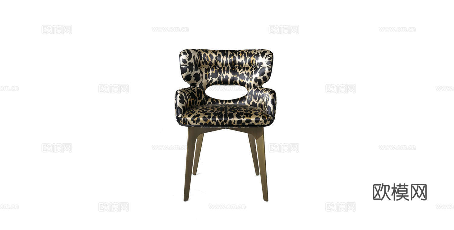 roberto canalll 意式餐椅3d模型下载（渲染图3）