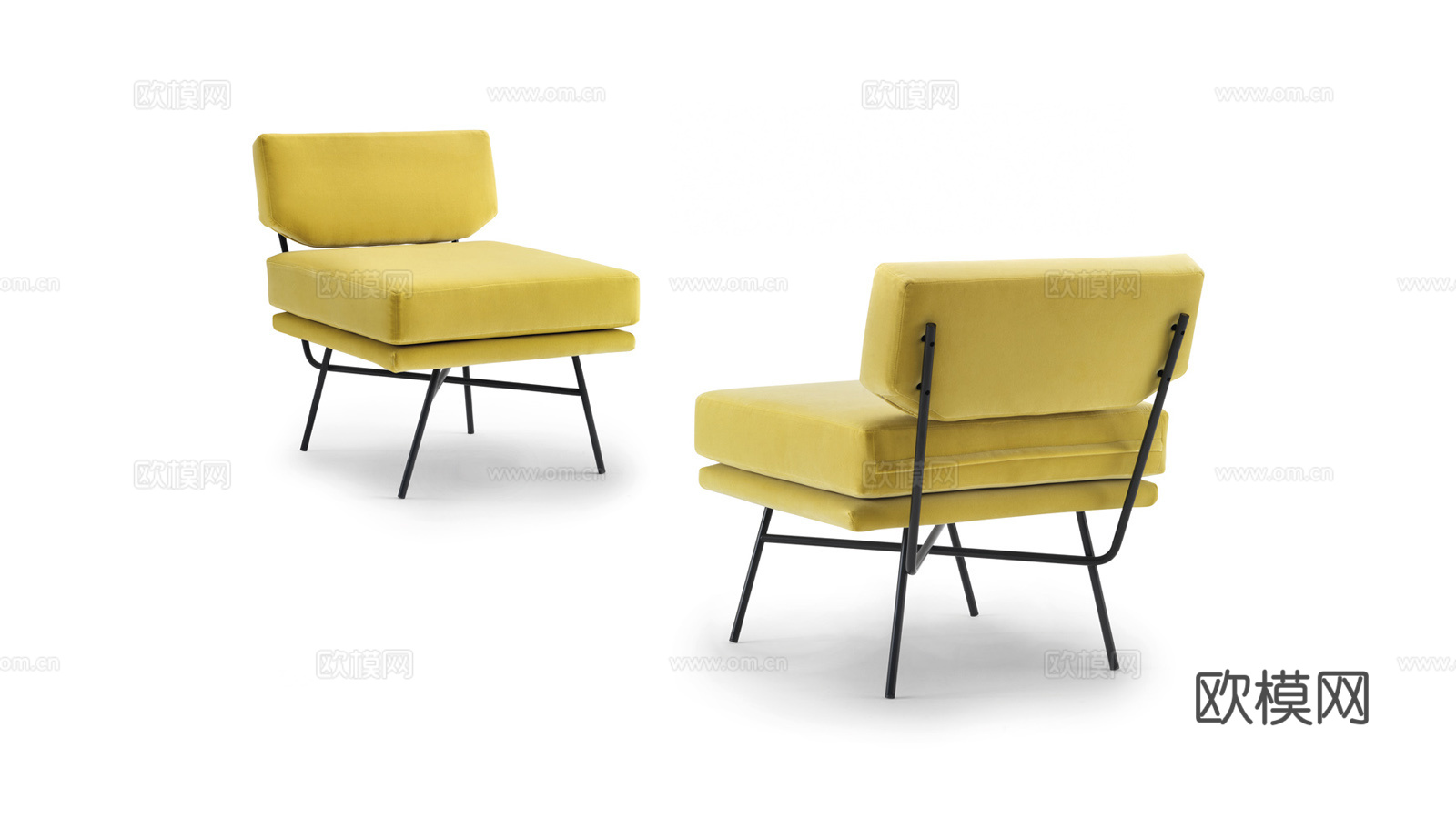 arflex 休闲椅3d模型下载（渲染图4）