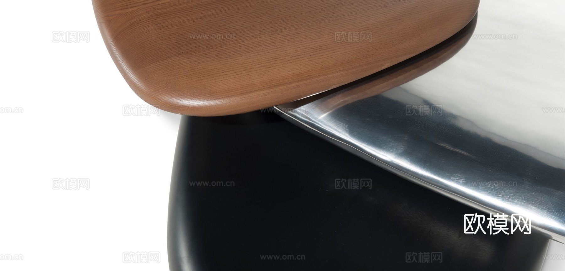 rochebobois 意式茶几3d模型下载（渲染图3）
