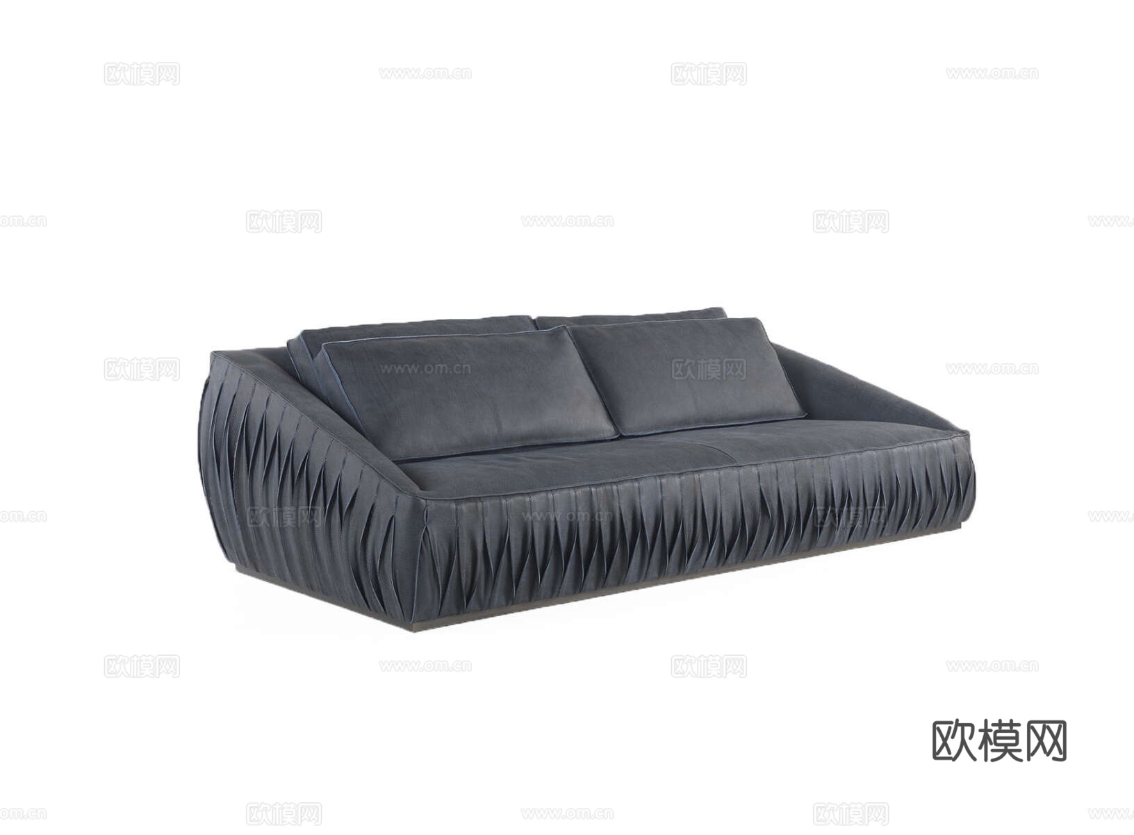 roberto canalll 简欧双人沙发3d模型下载（渲染图1）