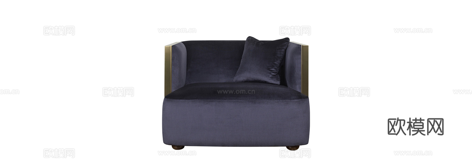 PROMEMORIA 意式单人沙发3d模型下载