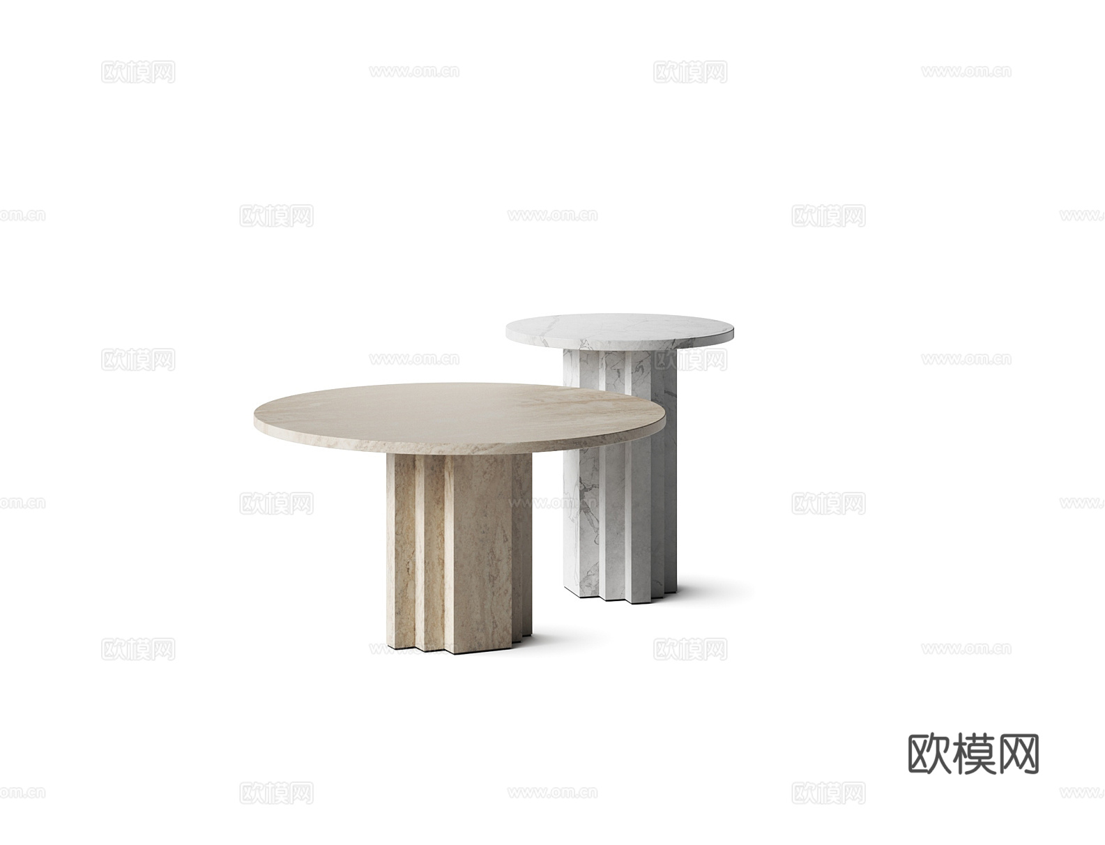 arflex 茶几3d模型下载（渲染图1）