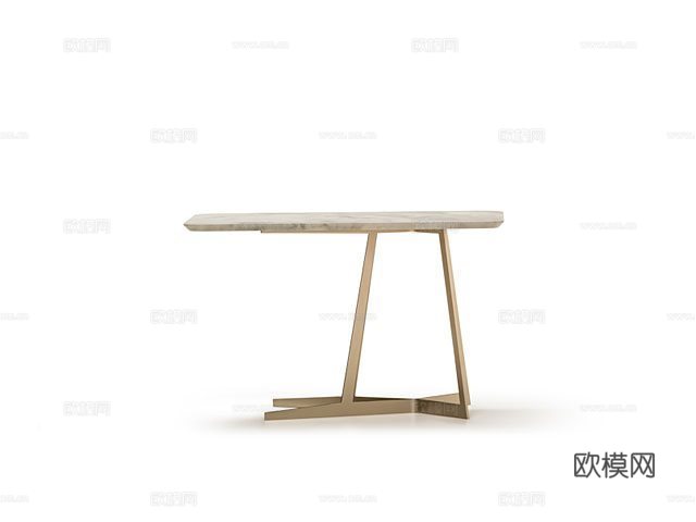 alberla 意式边几3d模型下载