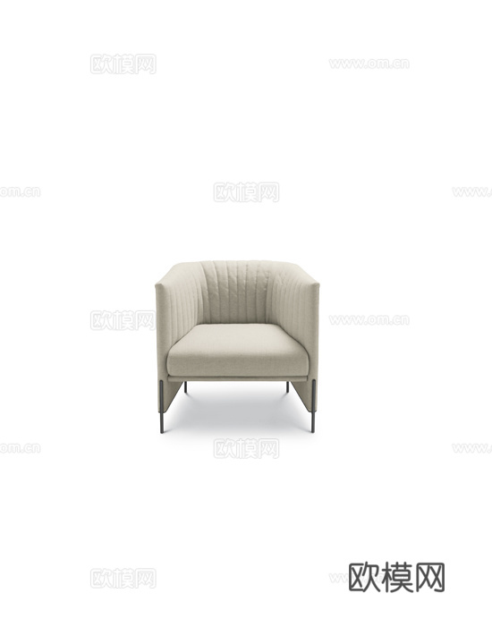 arflex 单人沙发3d模型下载（渲染图2）
