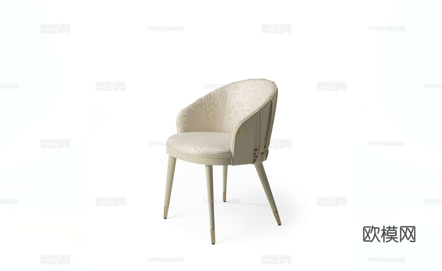 roberto canalll 意式餐椅3d模型下载（渲染图1）