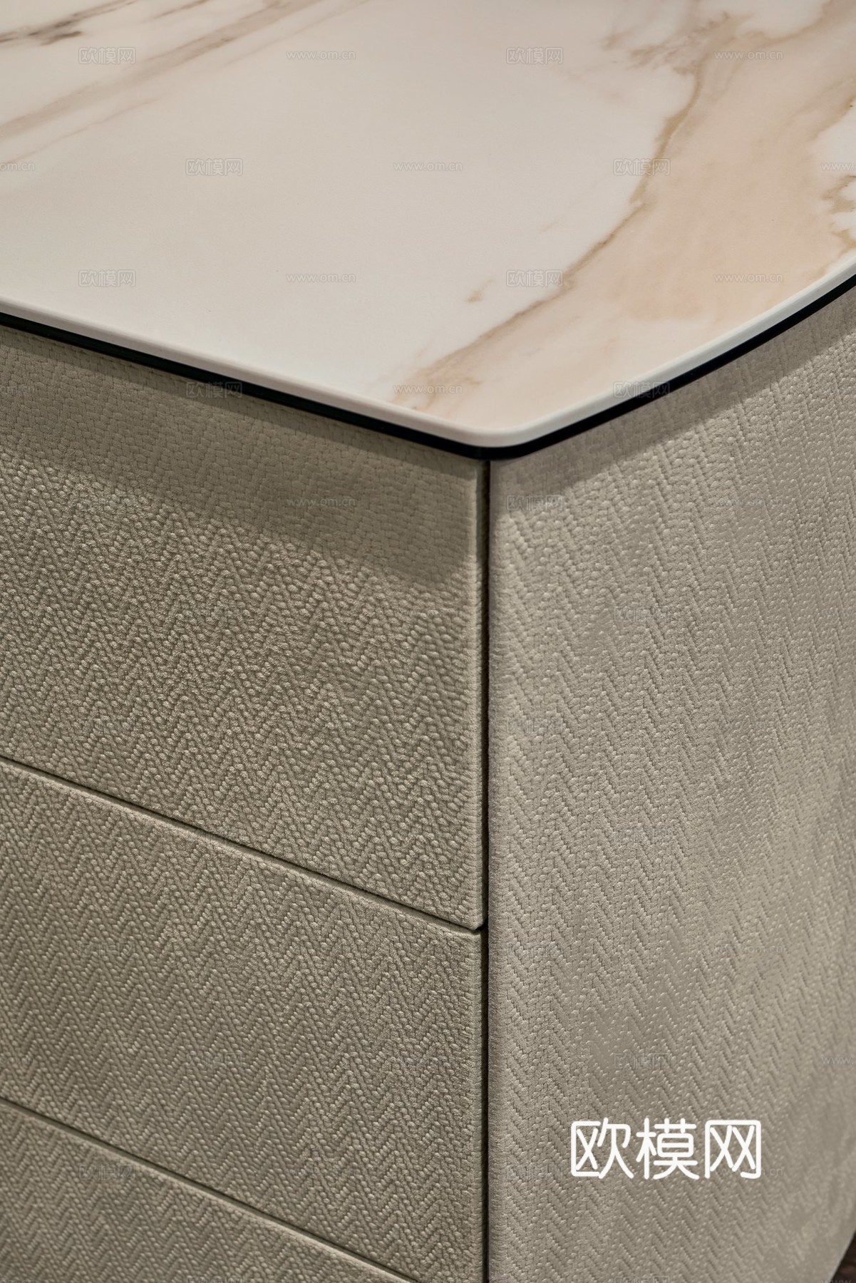 alberla 意式床头柜3d模型下载（渲染图2）