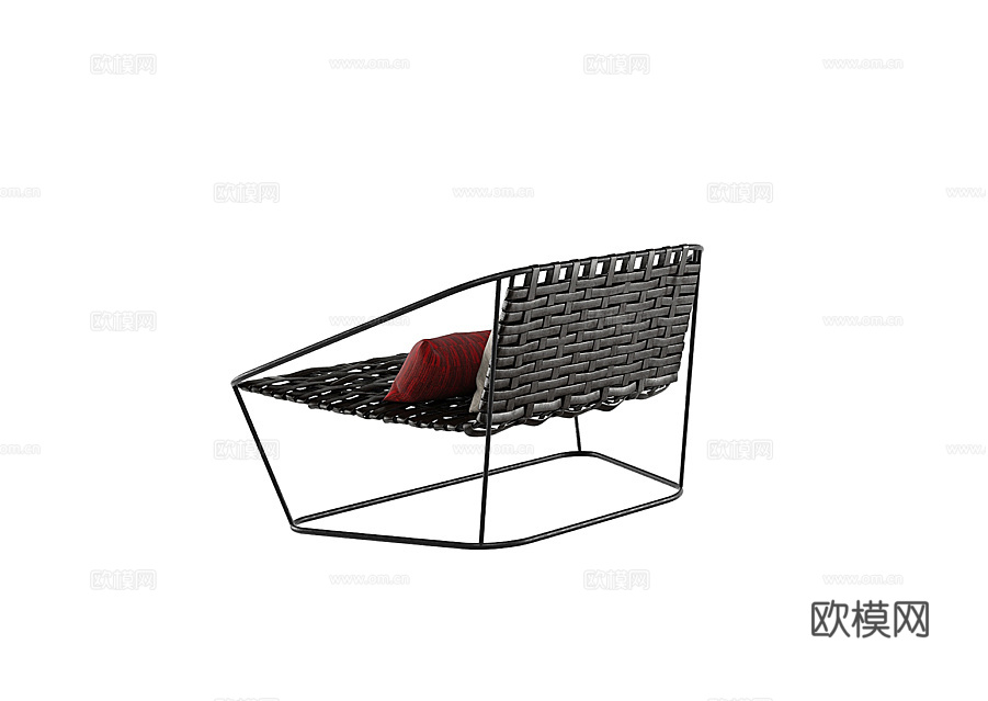 arflex 休闲椅3d模型下载（渲染图3）