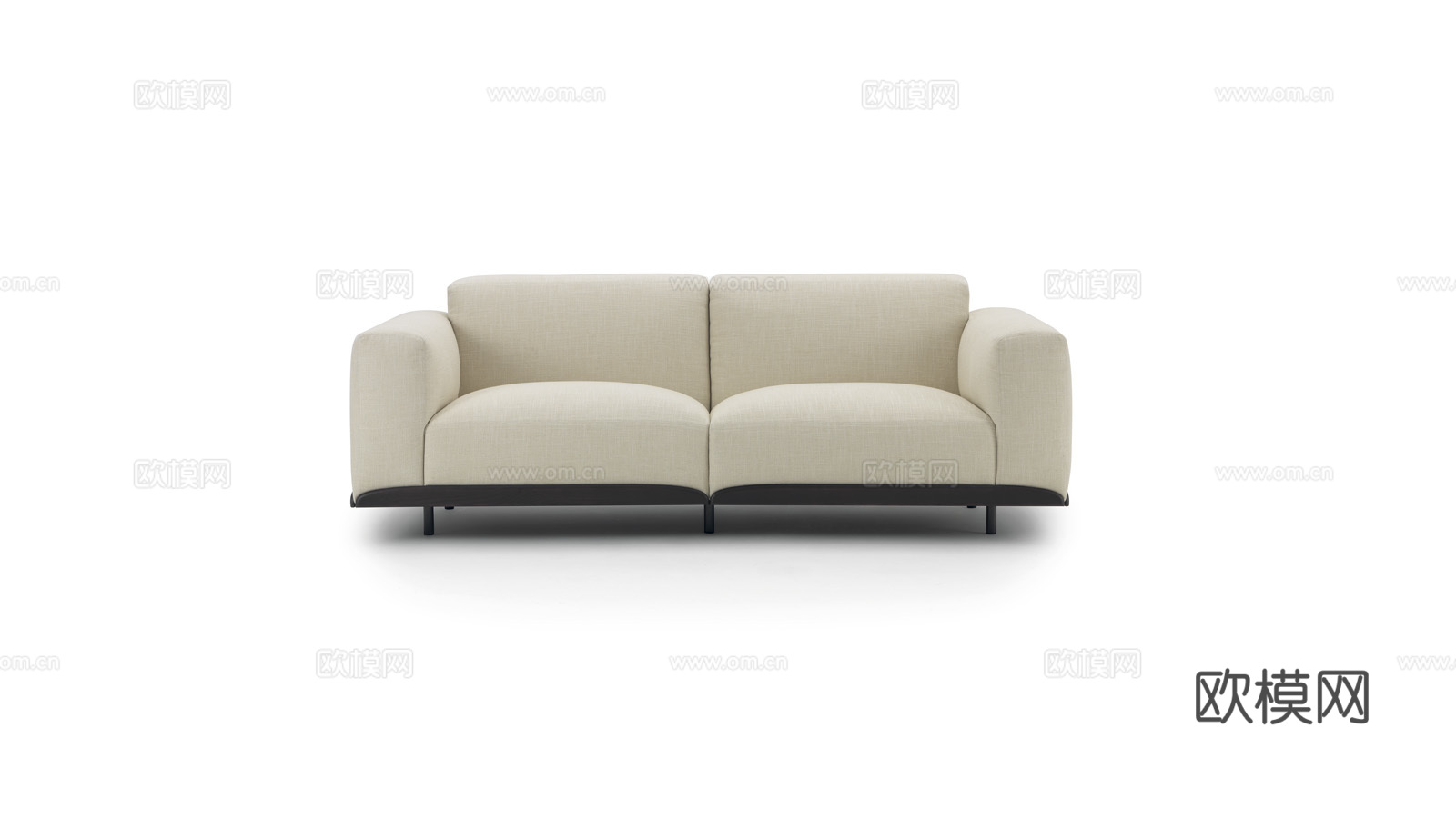 arflex 双人沙发3d模型下载（渲染图3）