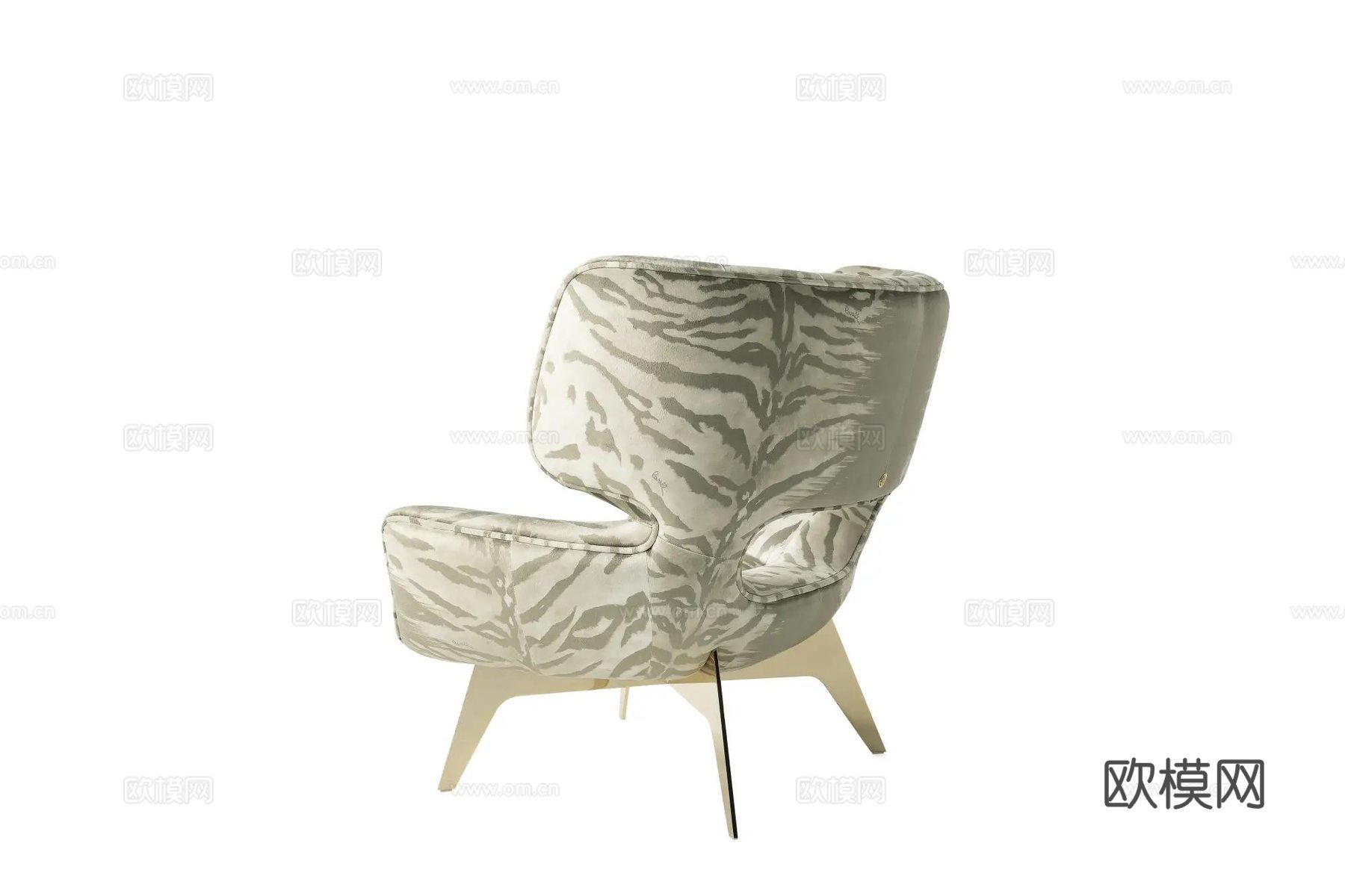 roberto canalll 意式休闲椅3d模型下载（渲染图2）