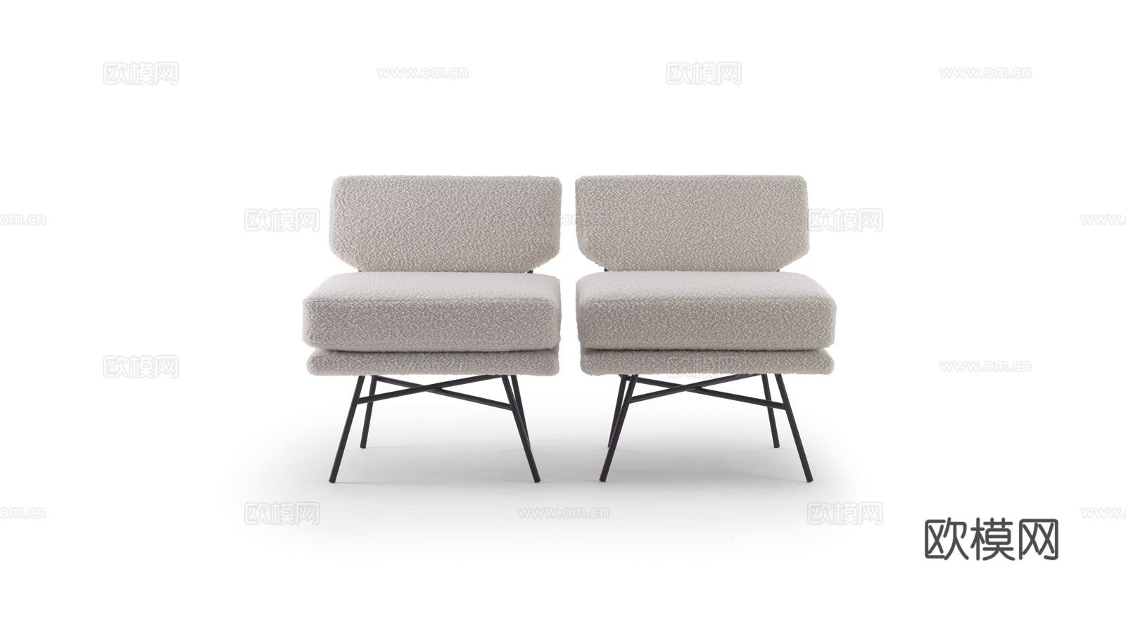 arflex 休闲椅3d模型下载（渲染图2）