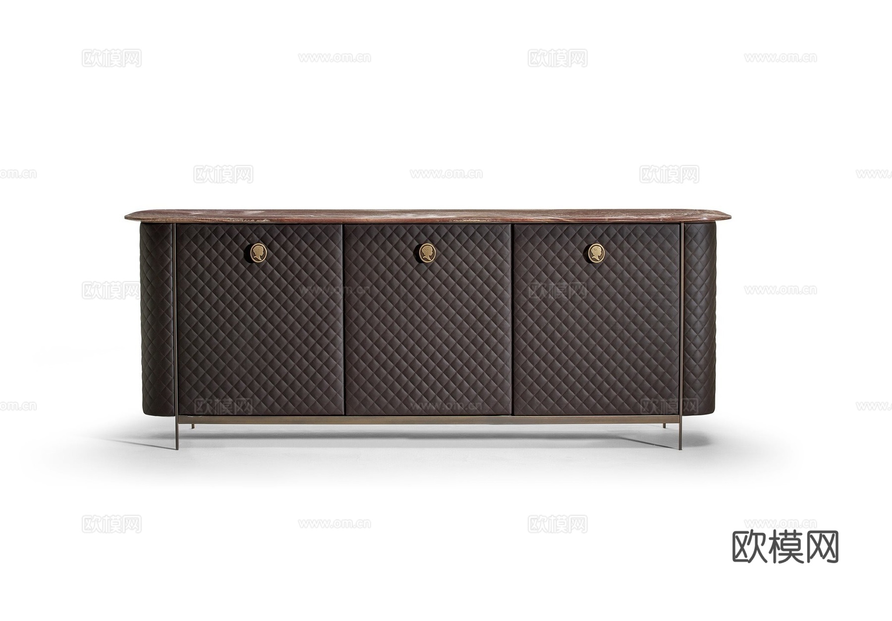 alberla 意式电视柜3d模型下载（渲染图2）