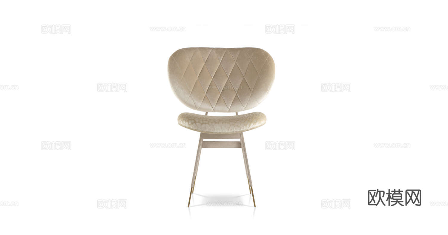 roberto canalll 原木风餐椅3d模型下载（渲染图2）