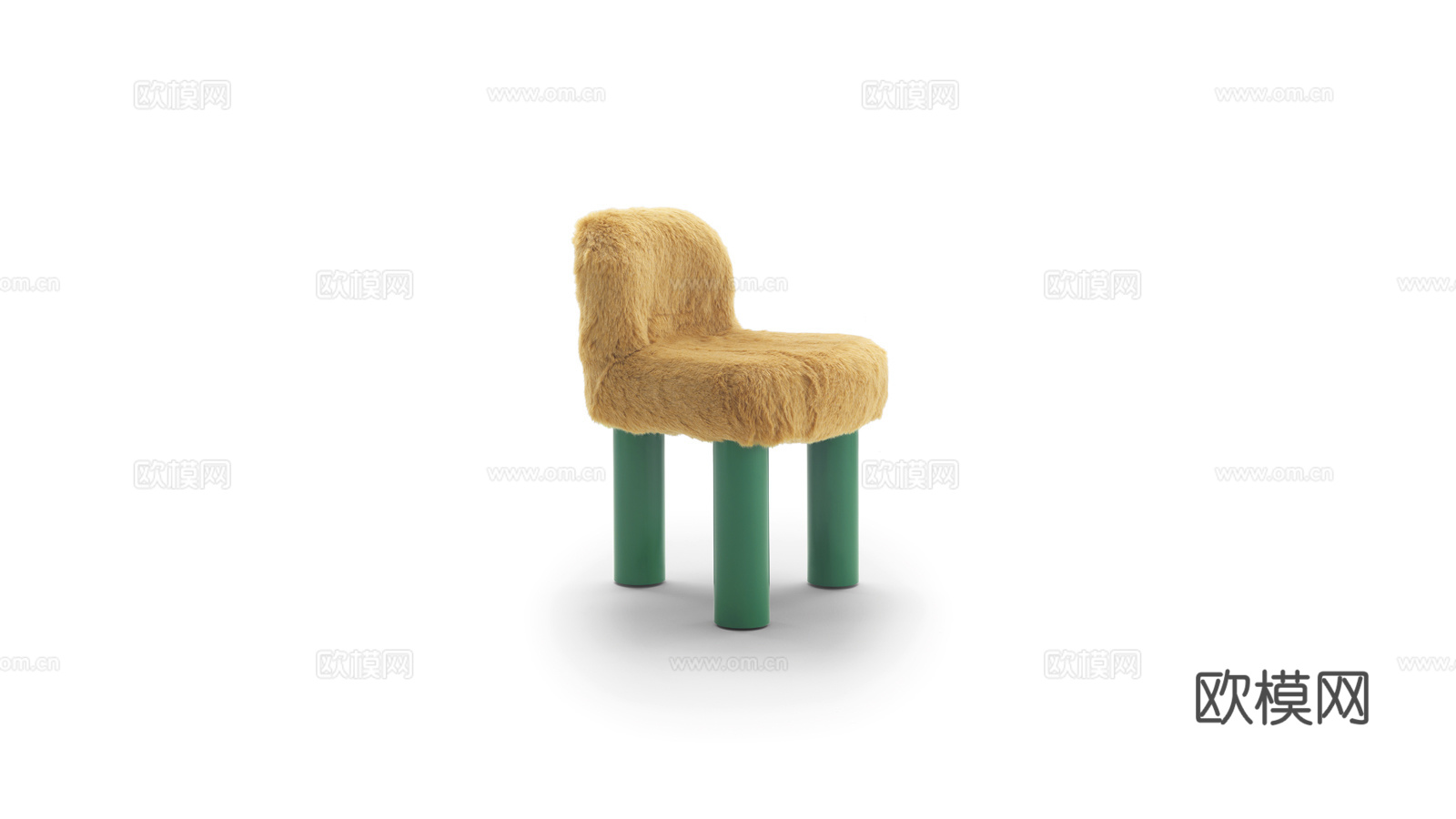 arflex 餐椅3d模型下载（渲染图2）