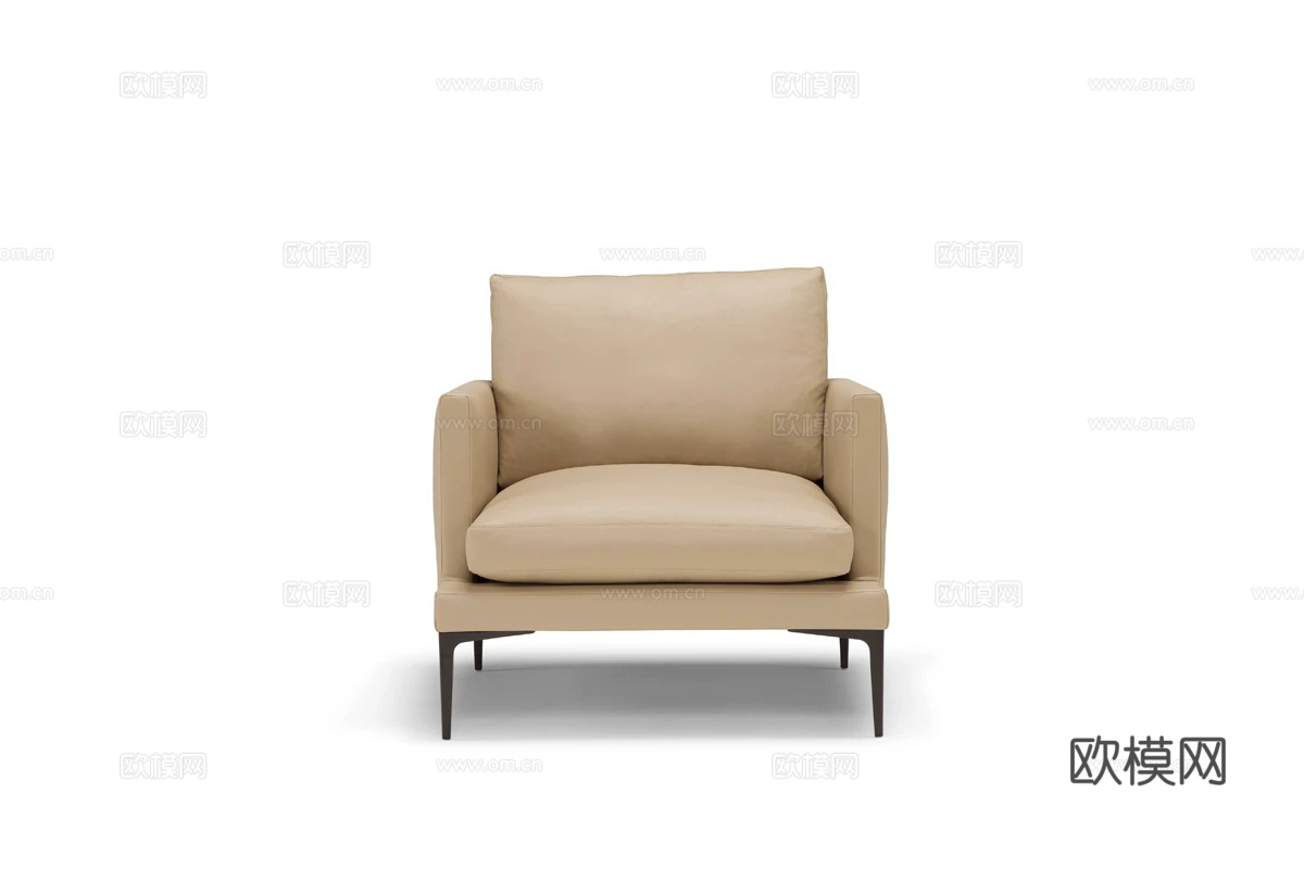 Amura 休闲椅3d模型下载（渲染图2）