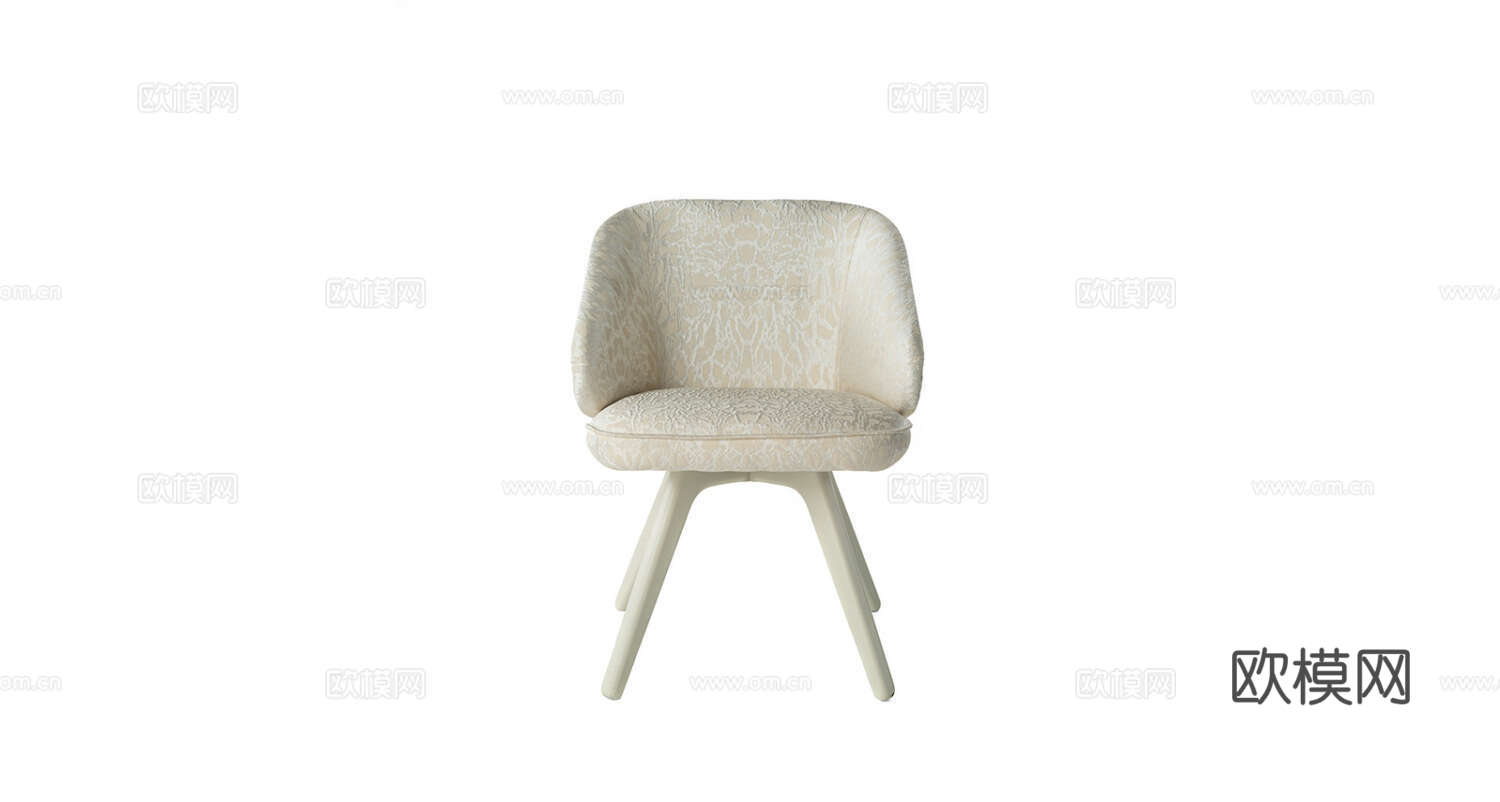 roberto canalll 意式餐椅3d模型下载（渲染图1）