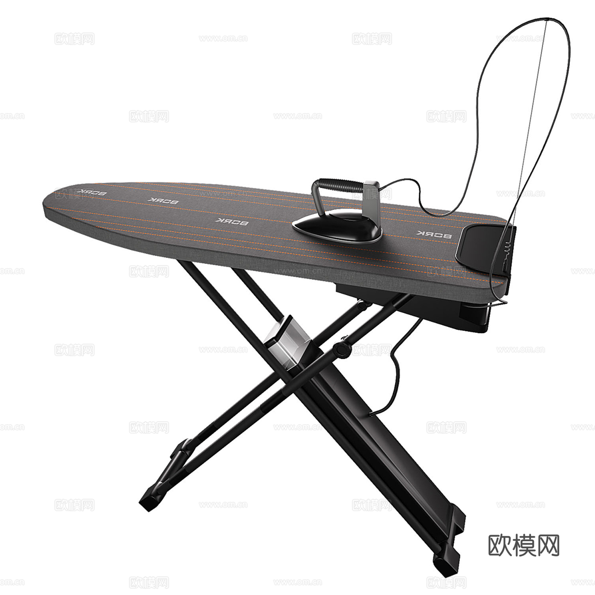 折叠熨烫板 熨烫架su模型