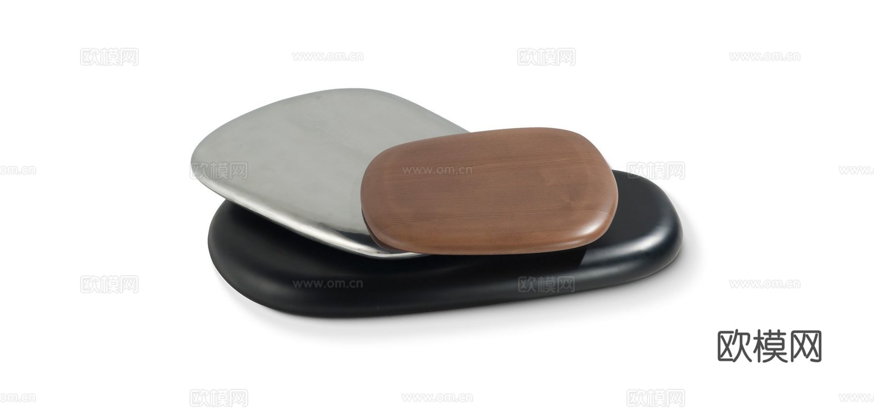 rochebobois 意式茶几3d模型下载（渲染图2）