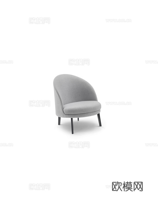 arflex 休闲椅3d模型下载（渲染图1）