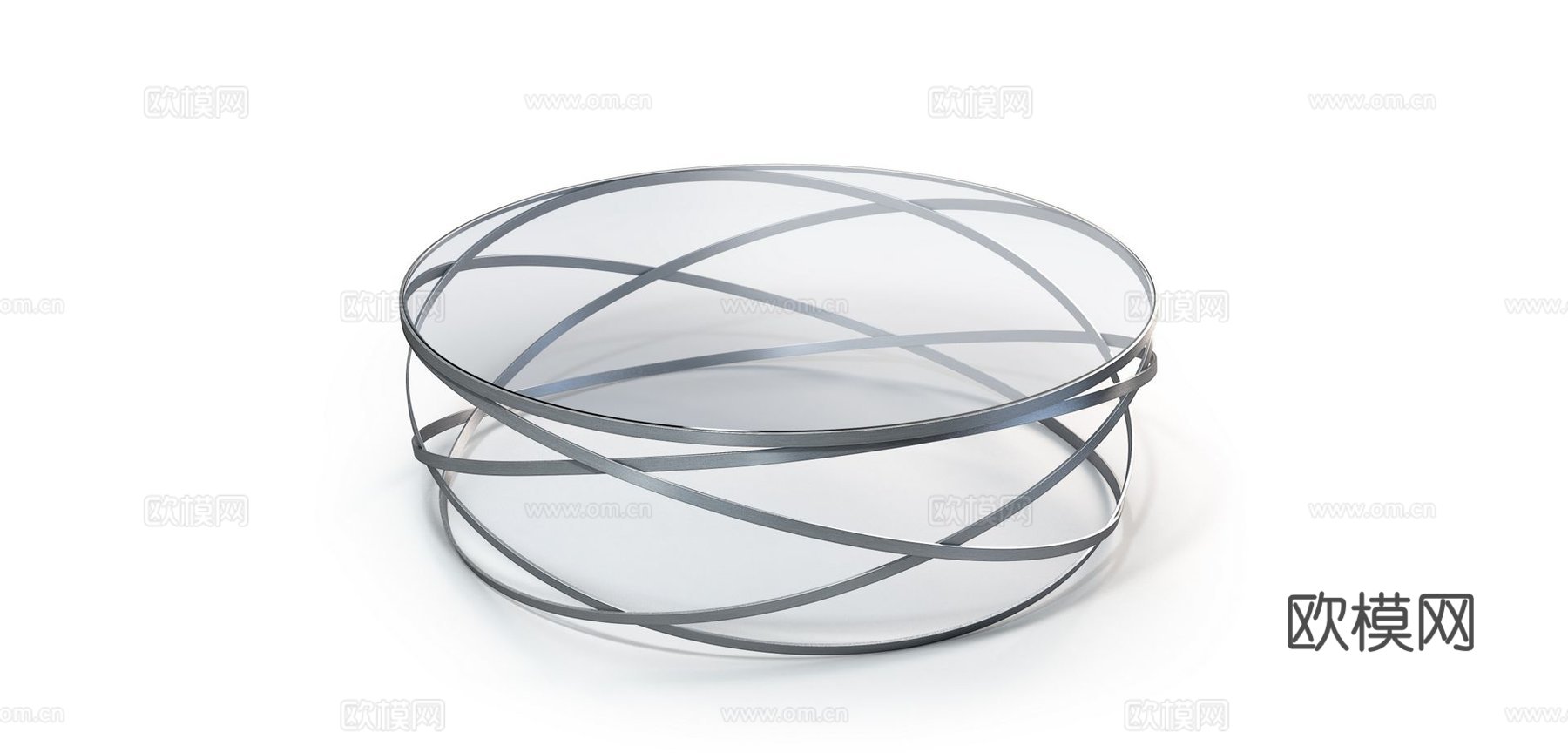 rochebobois 意式圆茶几3d模型下载（渲染图1）