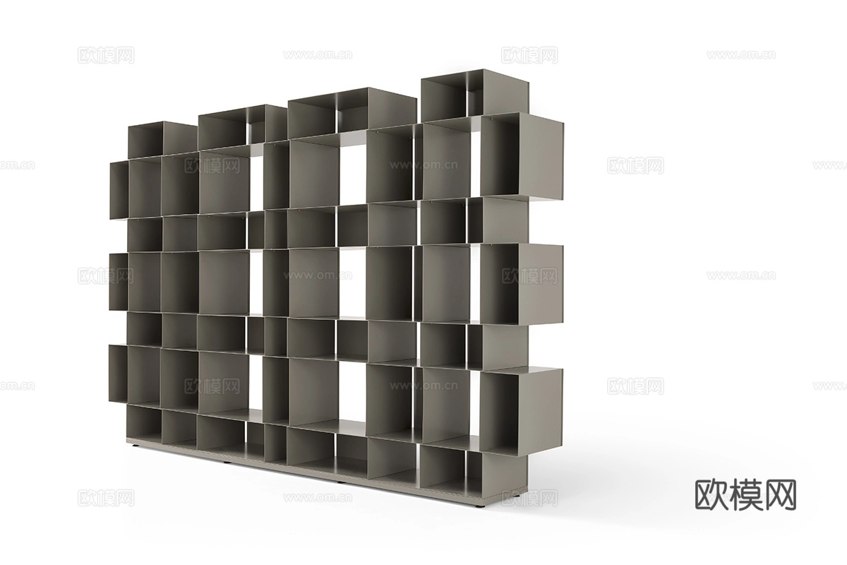 Amura 意式书柜3d模型下载