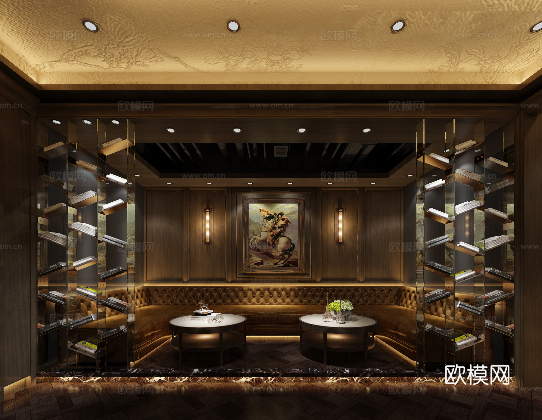 后现代酒窖3d模型