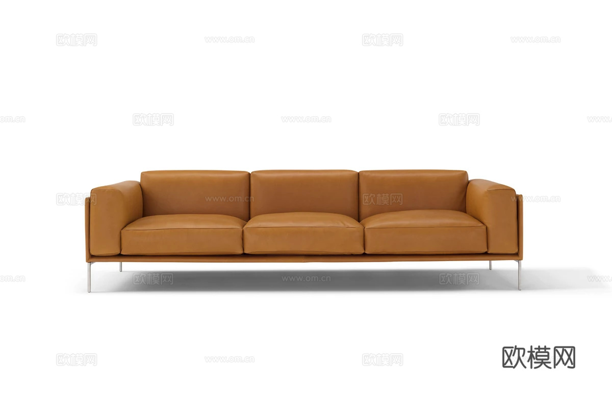 Amura 三人沙发3d模型下载