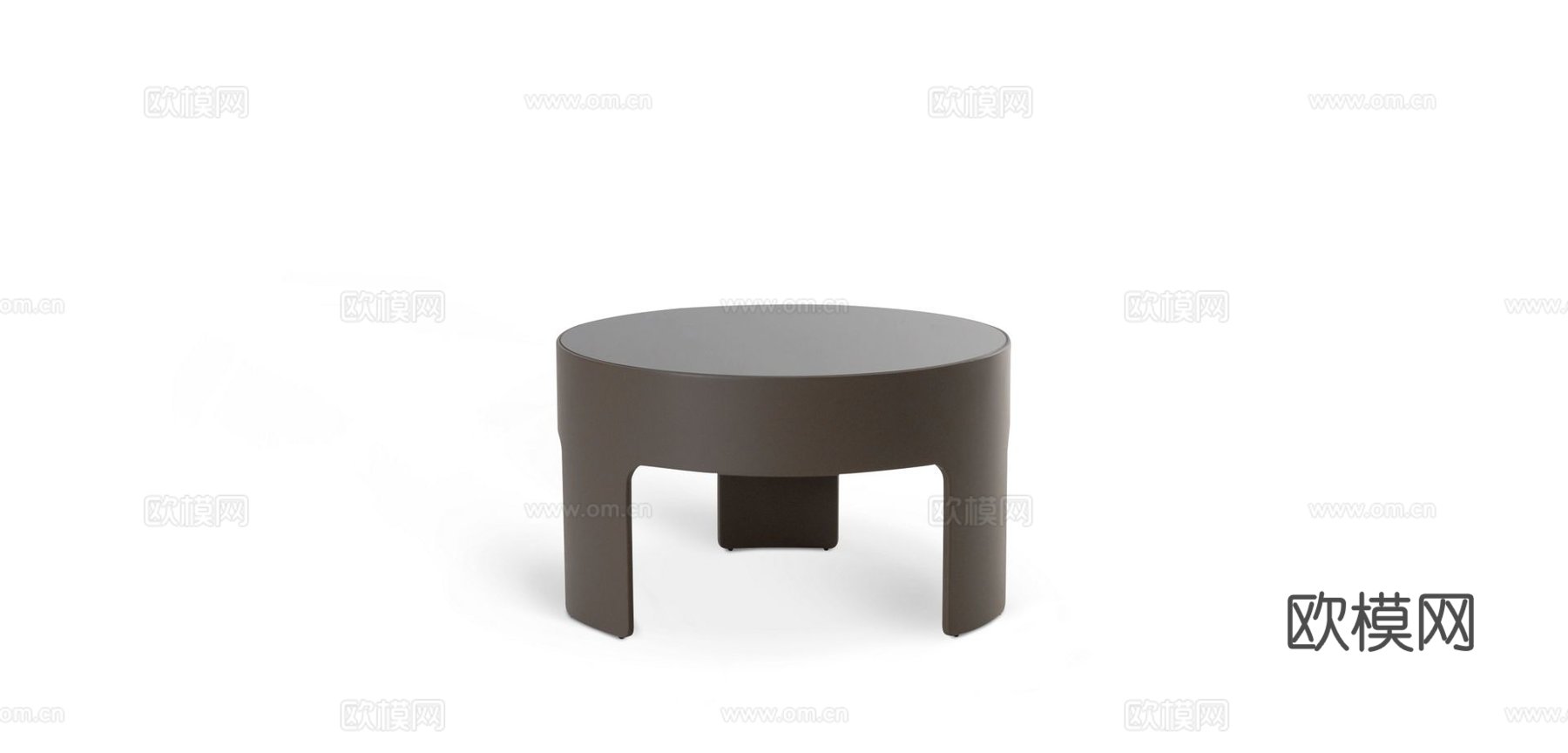 rochebobois 意式圆茶几3d模型下载（渲染图3）