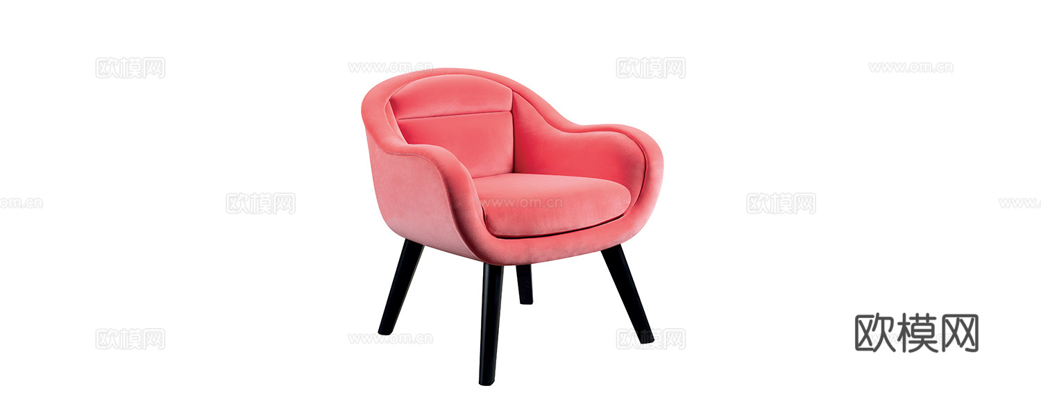 PROMEMORIA 餐椅3d模型下载（渲染图1）