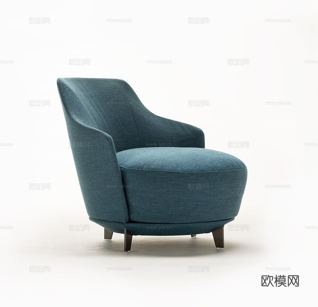 alberla 意式休闲椅3d模型下载（渲染图3）