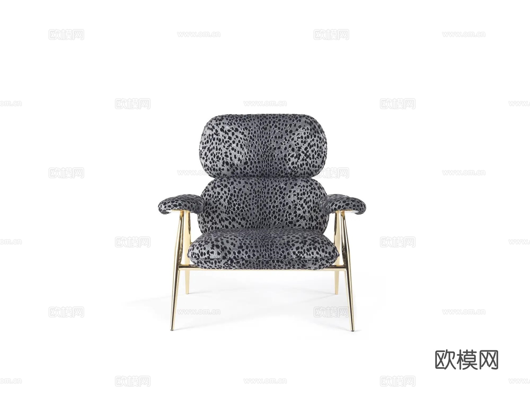 roberto canalll 意式休闲椅3d模型下载（渲染图1）