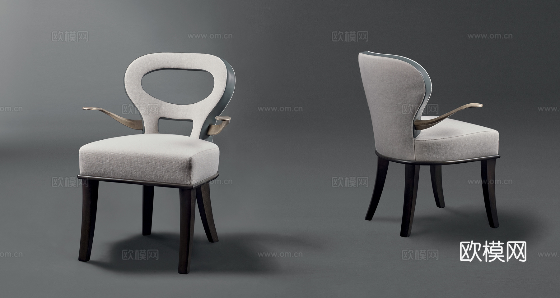 PROMEMORIA 意式餐椅3d模型下载（渲染图3）