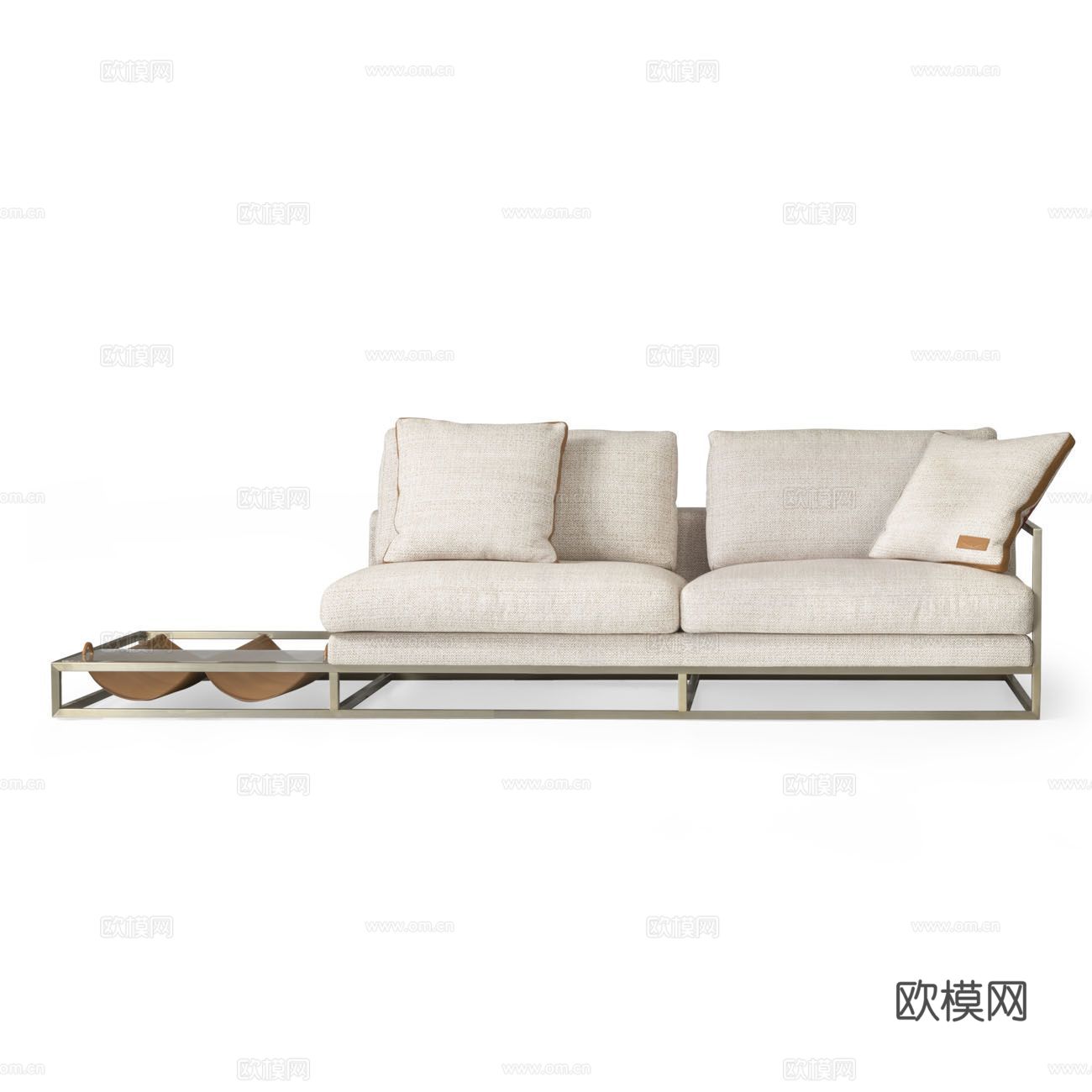 ASTON MARTIN 意式双人沙发3d模型下载（渲染图1）