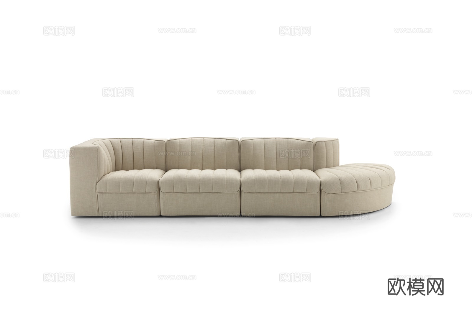 arflex 三人沙发3d模型下载