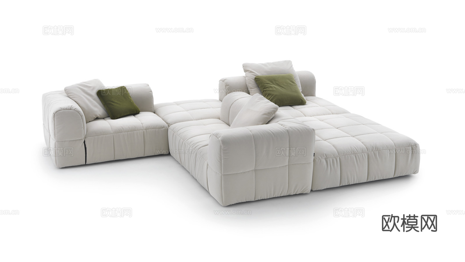 arflex 拼接沙发3d模型下载（渲染图3）