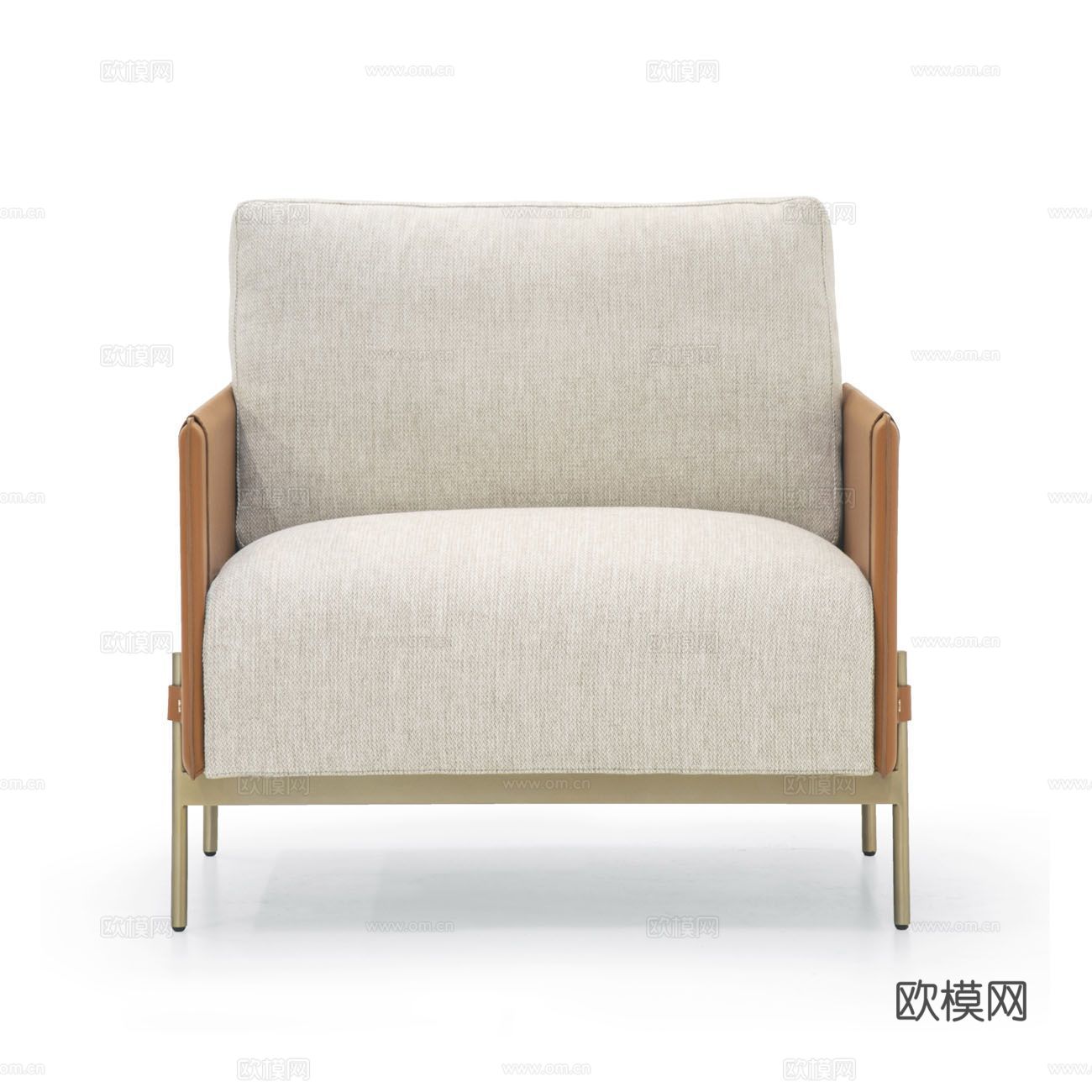 ASTON MARTIN 意式休闲椅3d模型下载（渲染图2）