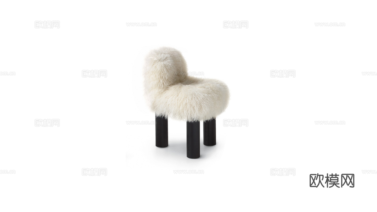 arflex 餐椅3d模型下载（渲染图1）